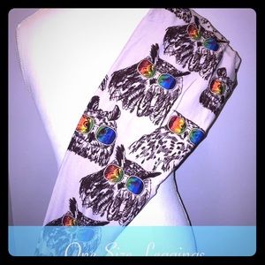 New print leggings with rainbow sunglasses 3 for $17